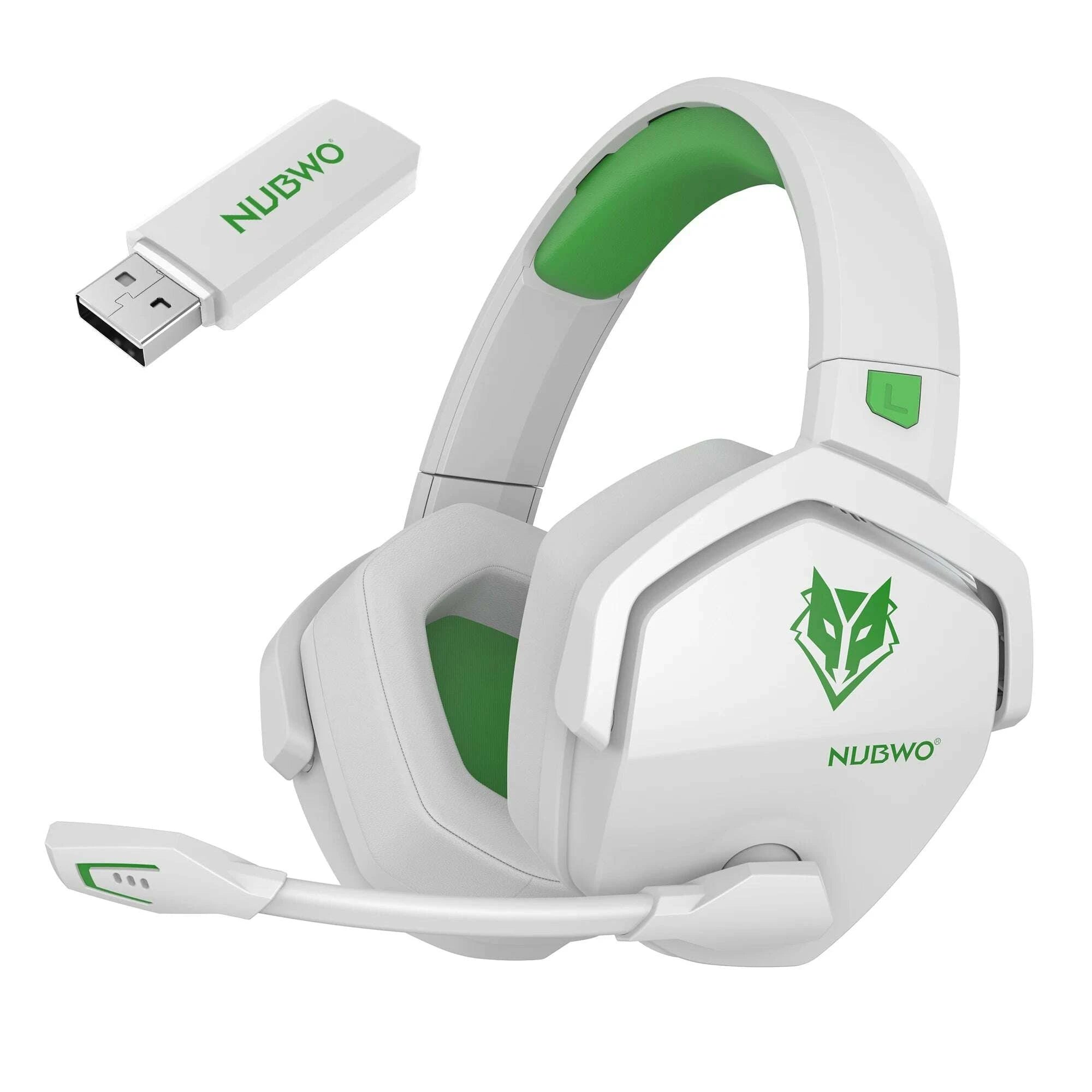 KIMLUD, NUBWO G06 Dual Wireless Gaming Headset with Microphone for PS5, PS4, PC, Mobile, Switch 2.4GHz Wireless Bluetooth Headphone, KIMLUD Womens Clothes