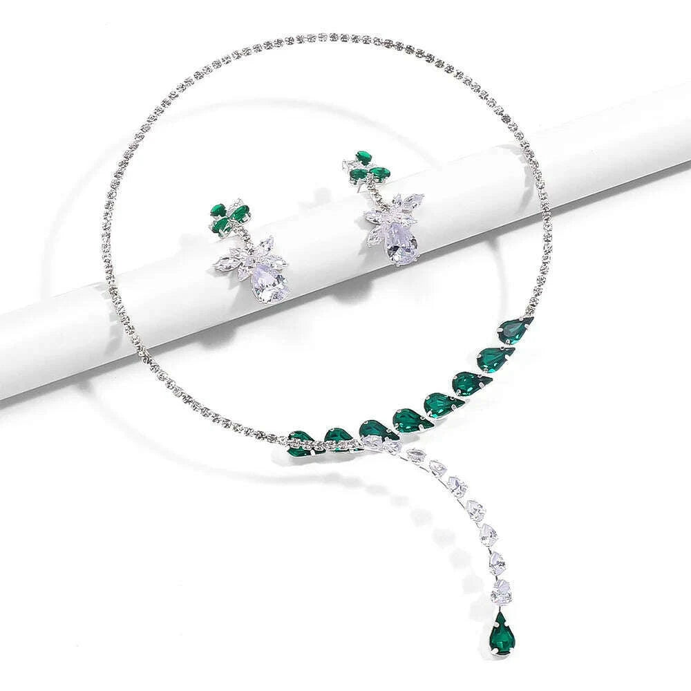 stonefans-water-drop-necklace-earrings-set-for-women-elegant-bride-wedding-green-accessories-jewelry-sets-luxury-indian-stylekimlud-womens-fashion-34623738