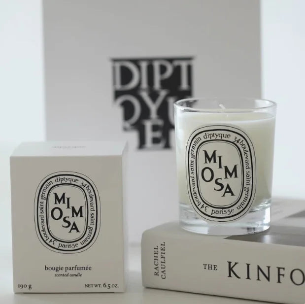 Transparent Glass Scented Candle Romantic Glow — Clear | KIMLUD
