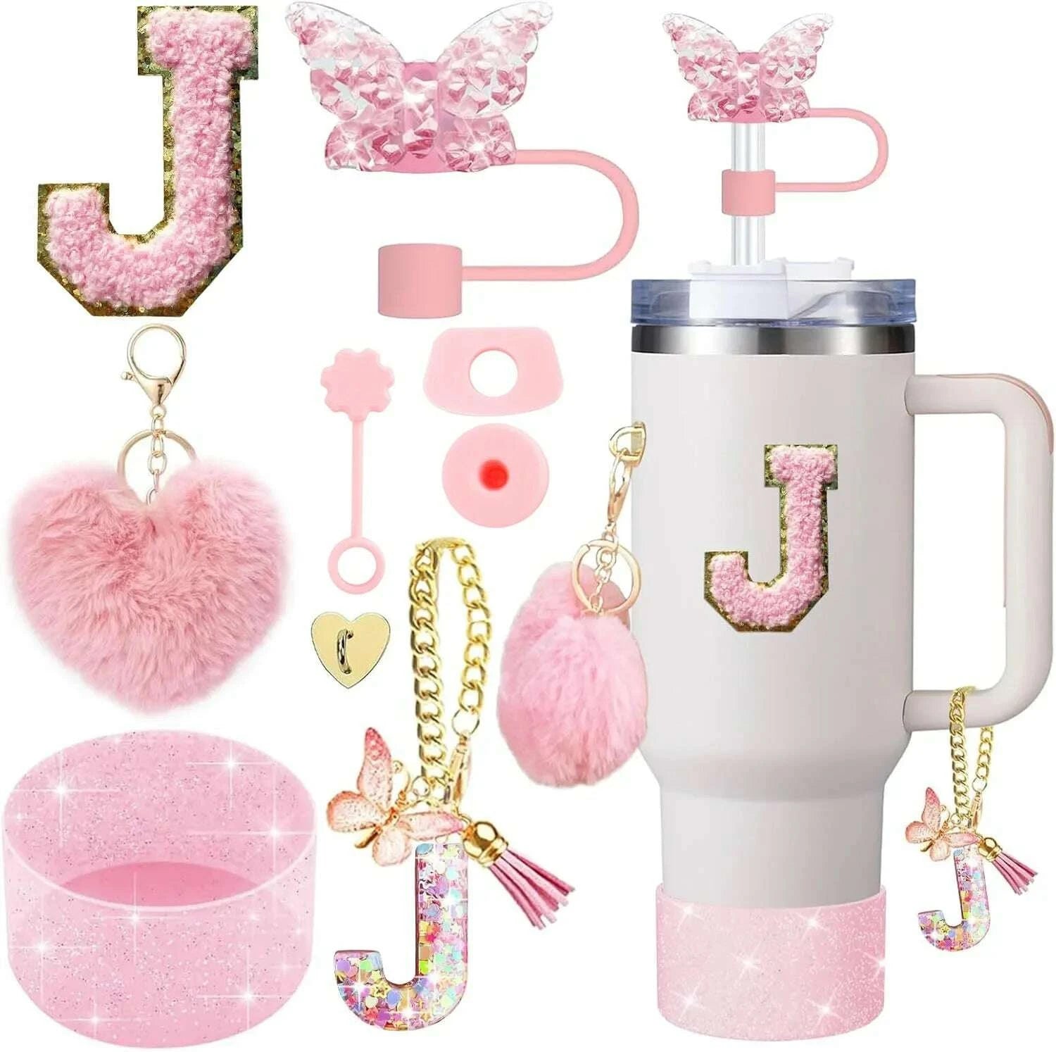kimlud-9pcs-cup-accessory-set-for-stanley-30oz-40oz-butterfly-straw-cover-cap-silicone-boot-charm-initials-sticker-spill-proof-stopper-kimlud-womens-clothes-34635280