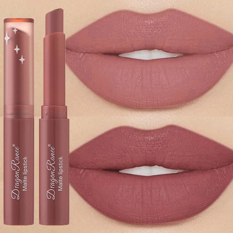 Matte Lipstick Waterproof Long-Lasting Velvet Finish Hydrating Formula — Nude Pink | KIMLUD