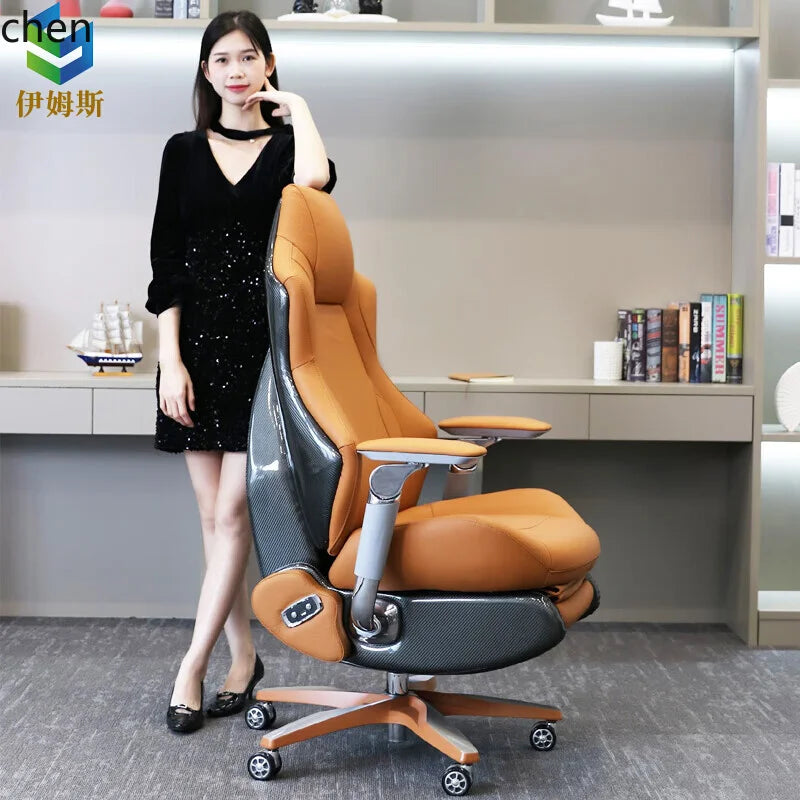 HT electric luxury gaming chair for home sedentary and comfortable, reclining and ventilated