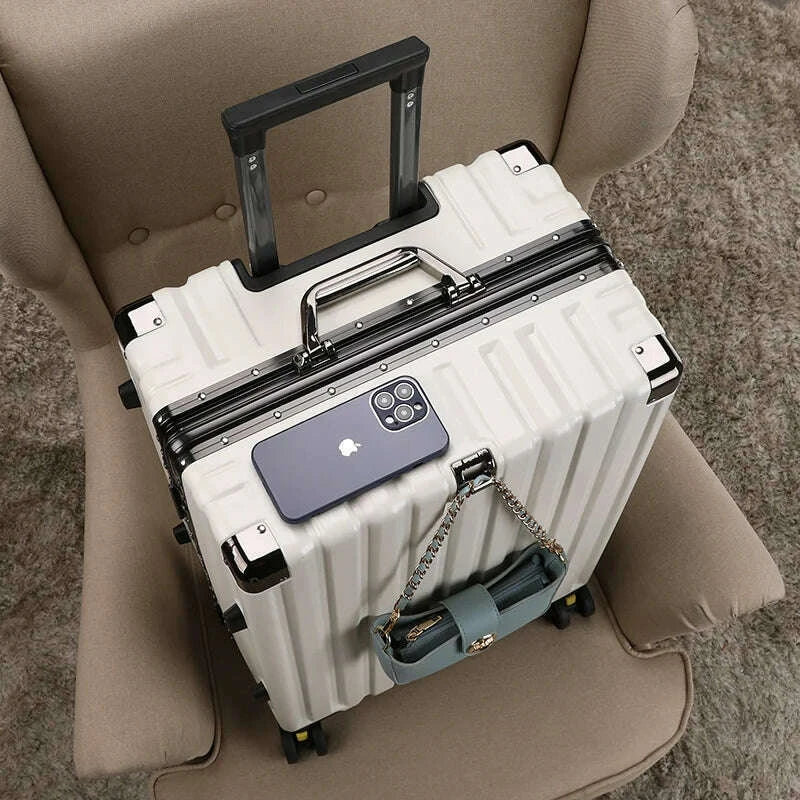 new-high-value-rolling-luggage-men-women-fashion-hard-trolley-suitcase-carry-ons-large-capacity-silent-travel-boarding-casekimlud-womens-fashion-34612819