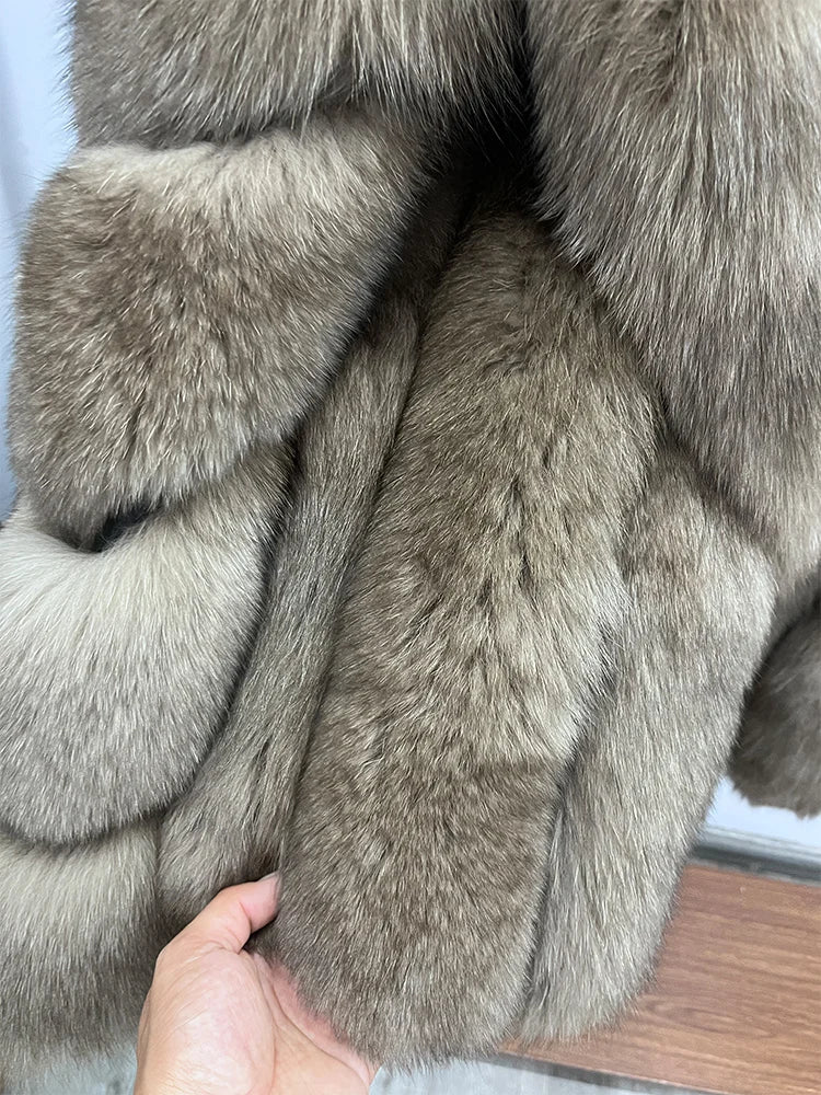 Fox Fur Coat – Luxury Mid-Length – Fox Fur | KIMLUD