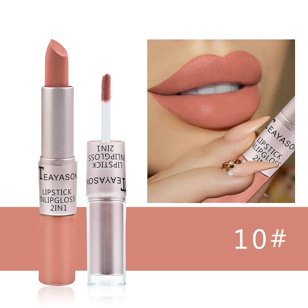 Matte Liquid Lipstick – Waterproof Long-Wear – Pink | KIMLUD