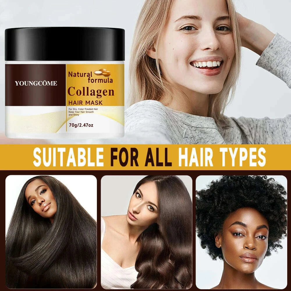 collagen-hair-treatment-deep-repair-conditioning-argan-oil-hair-mask-essence-for-dry-damaged-hair-all-hair-type-hair-care-kitkimlud-womens-fashion-34619746