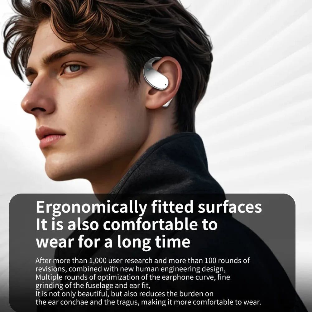 Wireless Translation Earbuds HiFi Bass ENC Noise Reduction — Black | KIMLUD