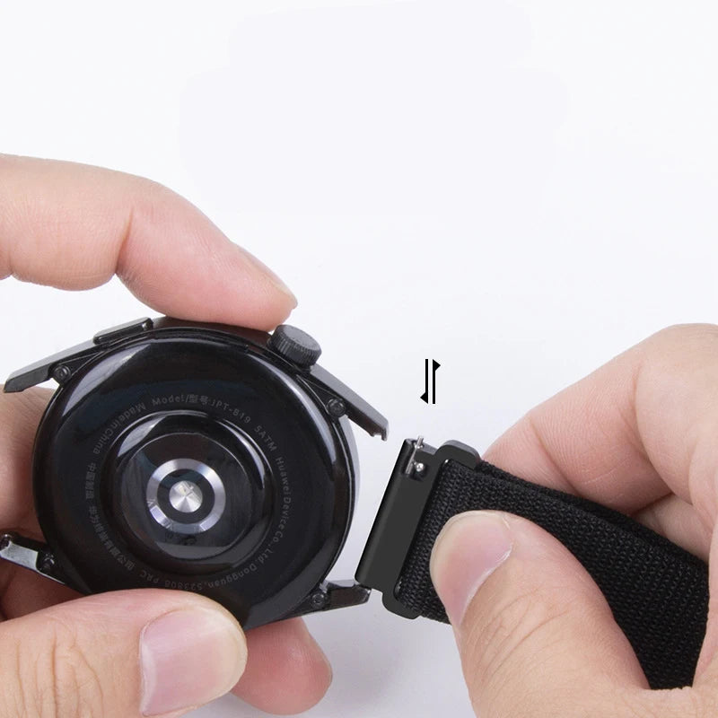 Nylon Loop Strap For Zeblaze Vibe 7/Pro/Lite Stratos 2/3 GTR 2/3 Pro Beyond 2/3 Pro Btalk 2 Swim NEO3 Bracelet 22mm Wristband