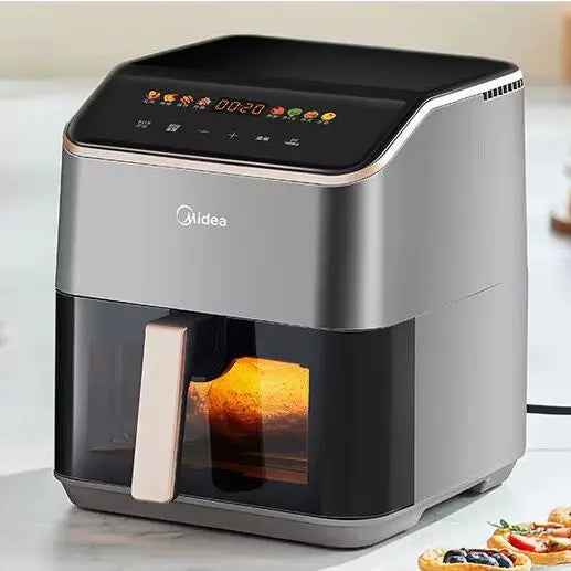 Midea Air Fryer, Home Use, No-Flip, Large Capacity, Video Fryer/Oven All-in-One, Sweet Potato Roaster
