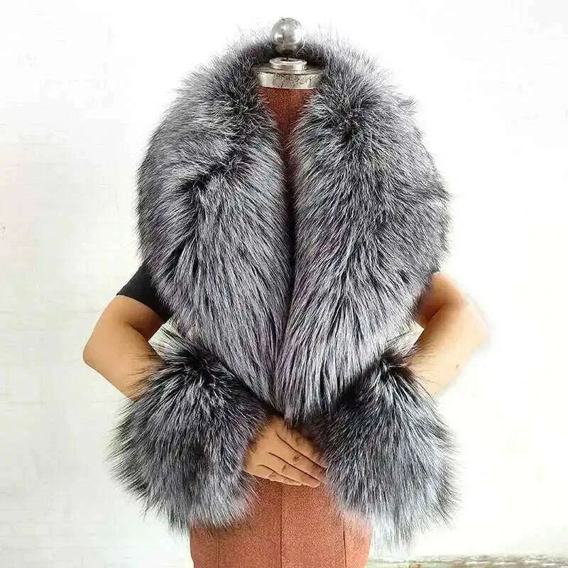 real-fox-fur-collar-cuffs-set-for-women-men-winter-neck-warmer-furry-scarf-fluffy-pelt-fur-shawl-coat-overcoat-fashion-accessorykimlud-womens-fashion-34616247
