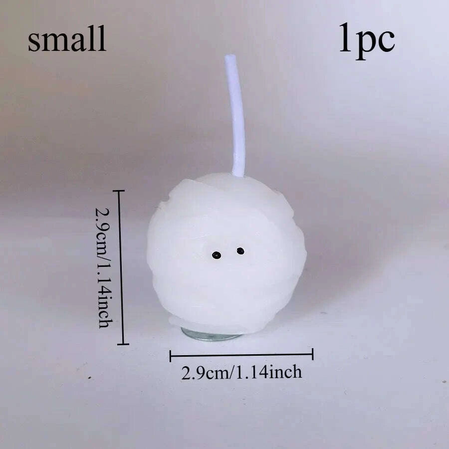 KIMLUD, 1pc Halloween Mummy Candle Handmade Scented Candle for Halloween Decoration, Holiday Party and Home Decoration, Halloween Gift, KIMLUD Womens Clothes