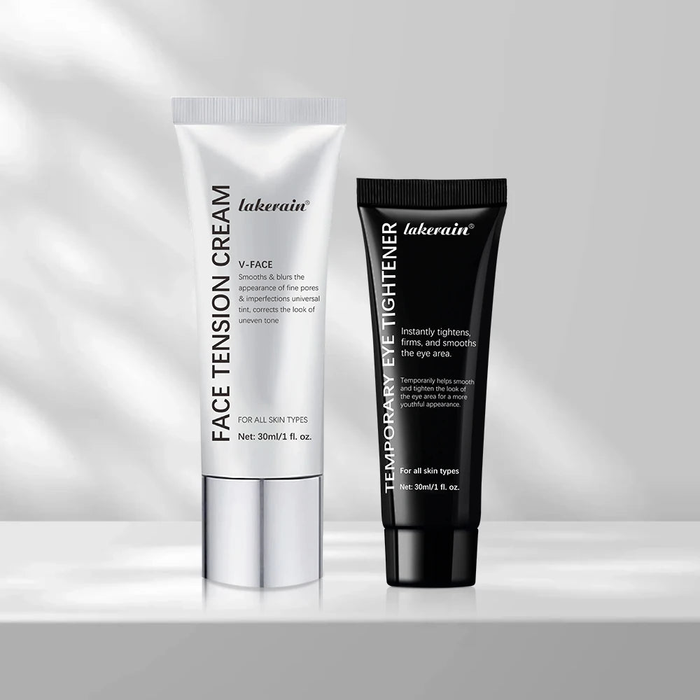 Peter Face Tightener Cream and Primer Set Instant Face Tightener Cream No-Filter Primer Firm and Smooth The Look of Fine Lines S