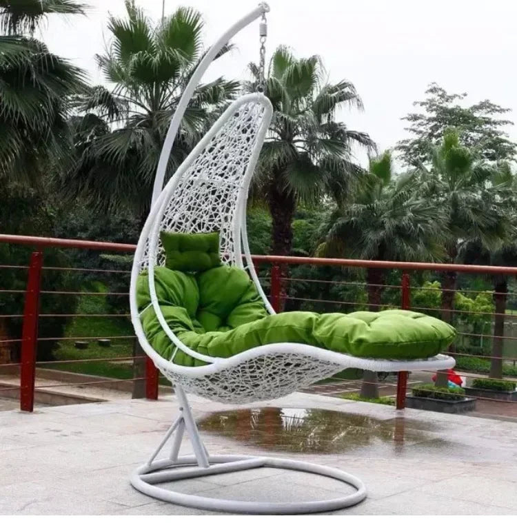 A Moderne terrasse schaukel stuhl hängen luxus ei stuhl hängen gemütliche sillas colgantes