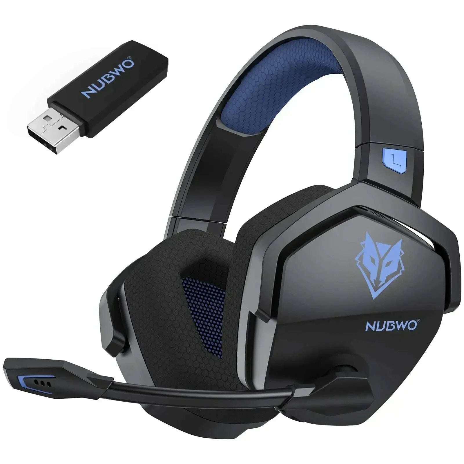 KIMLUD, NUBWO G06 Dual Wireless Headsets Gamer with Microphone for PS5, PS4, PC, Mobile, Switch, 2.4GHz Bluetooth 5.3 Gaming Headphones, KIMLUD Womens Clothes