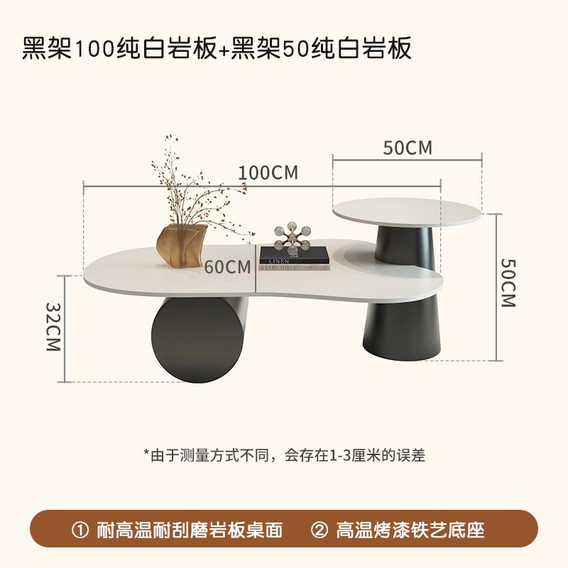 Wooden Side Table Modern Minimalist — Natural | KIMLUD