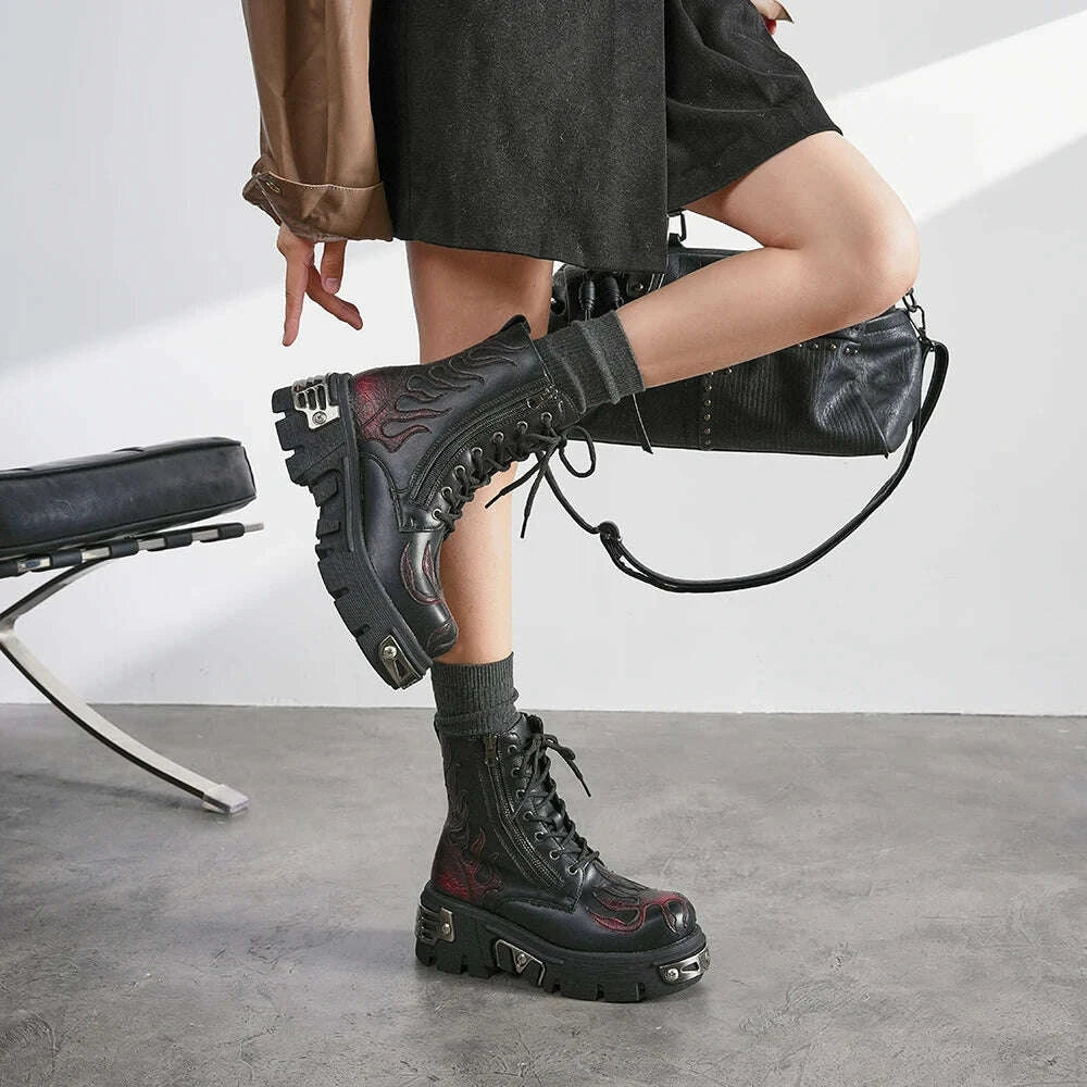 2025-new-punk-women-platform-ankle-boots-females-rock-round-toe-lace-up-fashion-retro-chunky-shoes-metal-decor-short-bootskimludkimlud-35573554