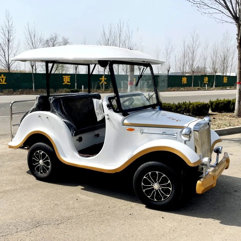 Wholesale Classic Retro Vintage Grandpa Car 5-Seater Travel And Sightseeing Electric Antique Classic Car For Wedding