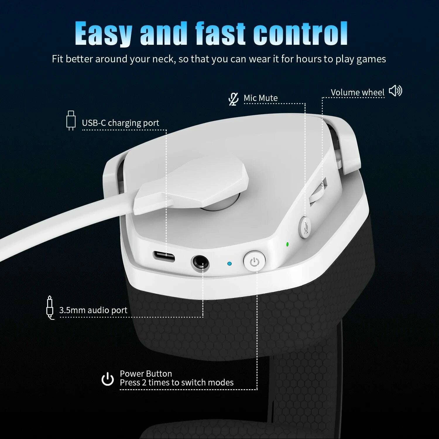 KIMLUD, NUBWO G06 Dual Wireless Gaming Headset with Microphone for PS5, PS4, PC, Mobile, Switch 2.4GHz Wireless Bluetooth Headphone, KIMLUD Womens Clothes