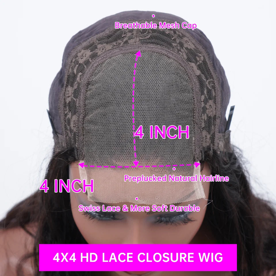 Lace Front Wig – 30 Inch – Deep Wave – Honey Brown Ombre | KIMLUD