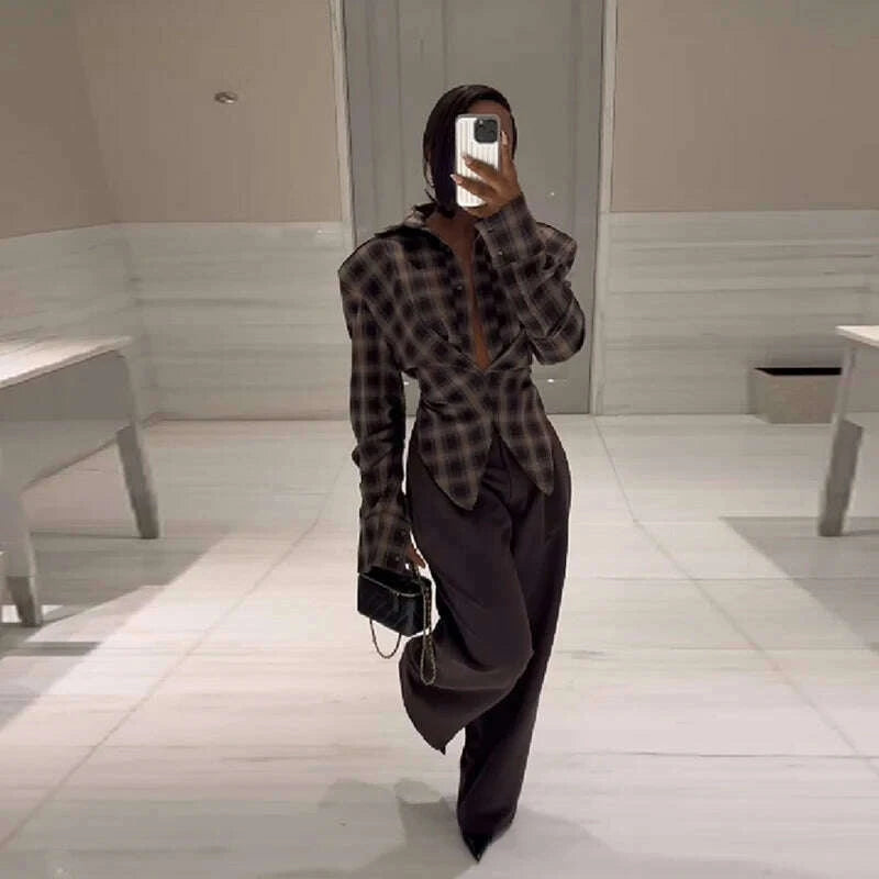 women-chic-design-sense-plaid-shirt-fashion-casual-waist-cinched-slim-fit-long-sleeved-sexy-shirts-autumn-stylish-women-topskimlud-womens-fashion-34627939