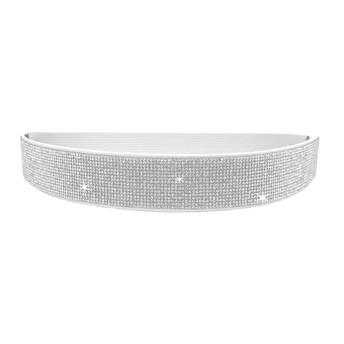 Advanced women's rhinestone belt, women's fashion dress, elastic belt, wedding party accessories