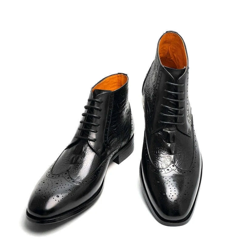 luxury-genuine-leather-boots-handmade-retro-printing-shoes-mens-lace-up-top-cow-leather-business-casual-trendy-party-warm-boot-kimlud-kimlud-33917703