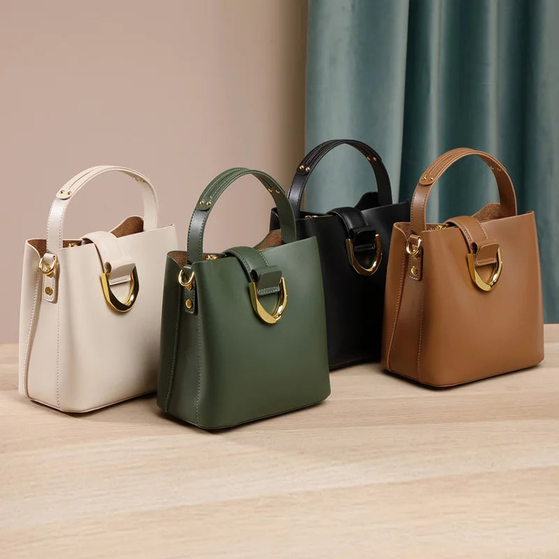 Handbag – Crossbody Messenger – Genuine Leather | KIMLUD