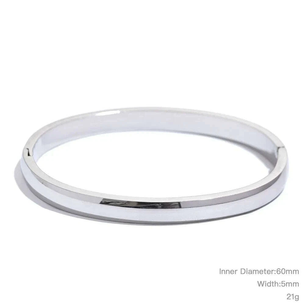 yhpup-60mm-waterproof-316l-stainless-steel-round-smooth-bracelet-bangle-women-minimalist-18k-gold-color-texture-charm-jewelry-kimlud-kimlud-33911241