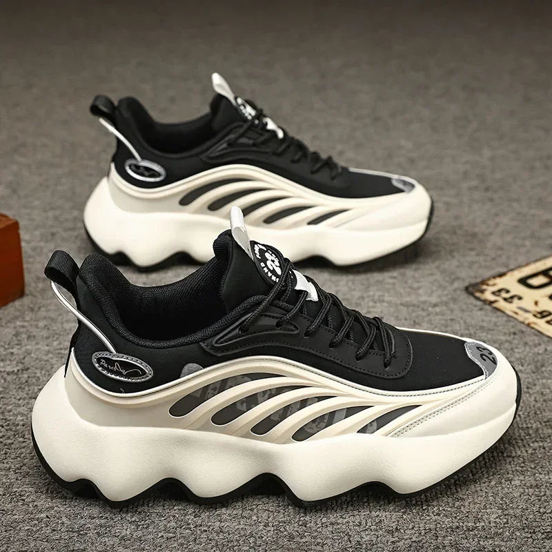 Autumn new high-quality men casual sneakers fashionable and versatile thick-soled comfortable non-slip dad shoes for couples