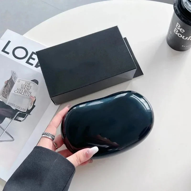 Original Luxury Woman Cosmetic Mirror Lipstick Blush Lip Gloss Portable Soft Silicone Storage Bag Toast Ribbon Gifts Cover