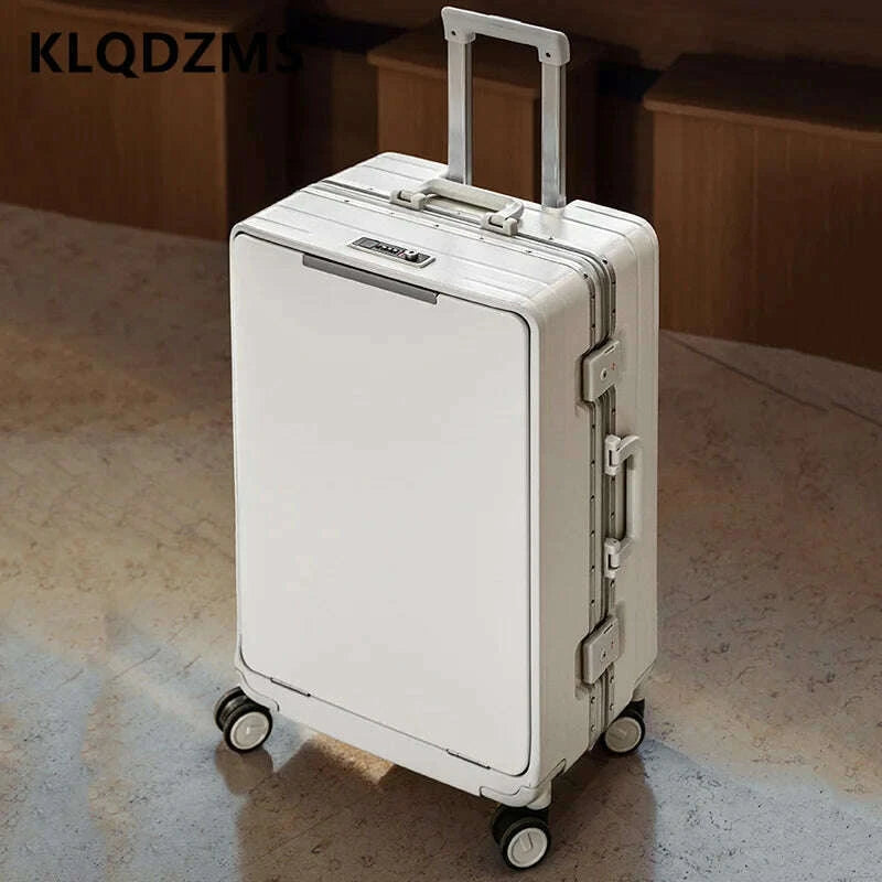 klqdzms-cabin-suitcase-travel-bag-202426-inch-boarding-box-aluminum-frame-trolley-case-front-opening-studen-laptop-luggagekimlud-womens-fashion-34612941