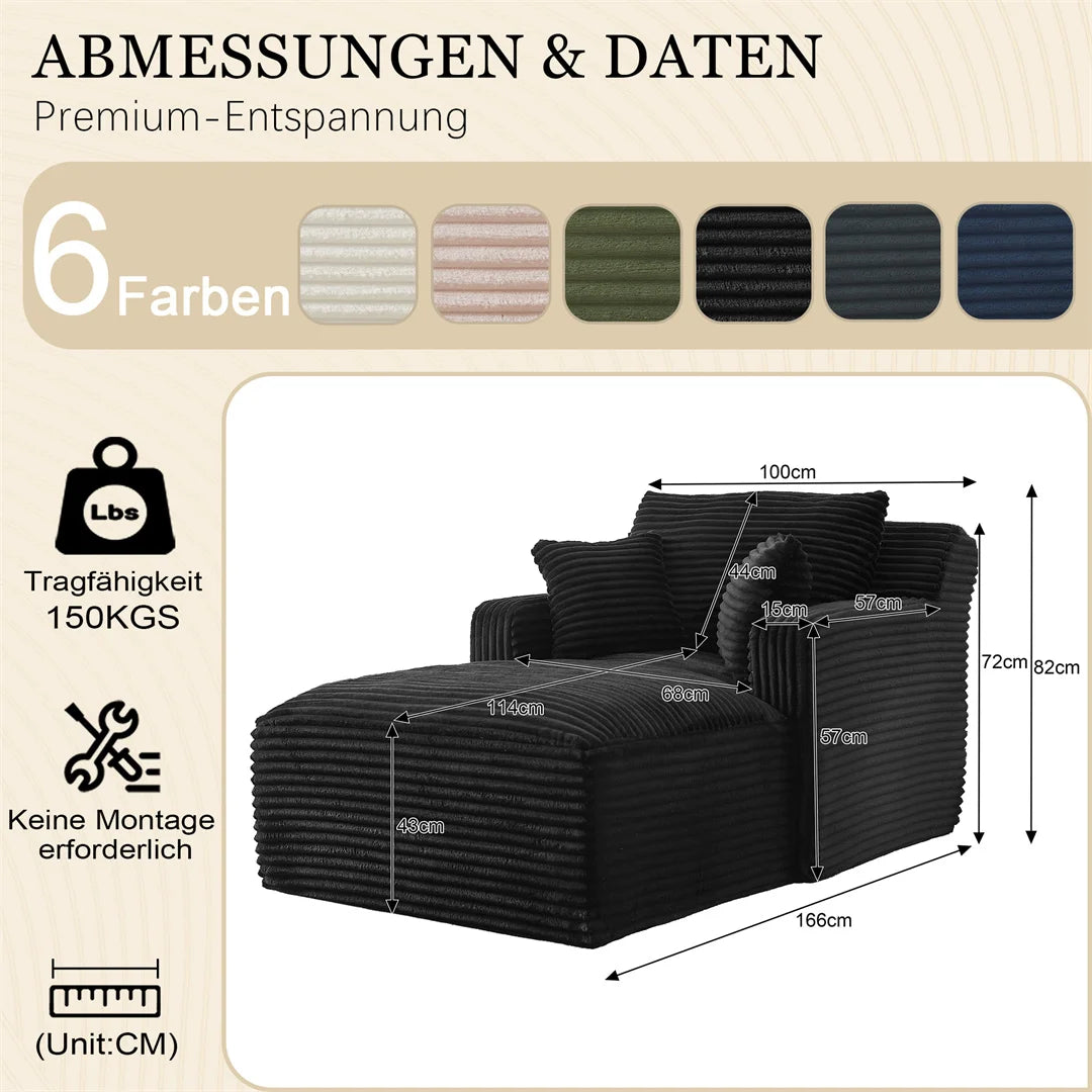 Modern canvas reclining chairs, comfortable sleeper sofas, reclining chairs, for offices and apartments