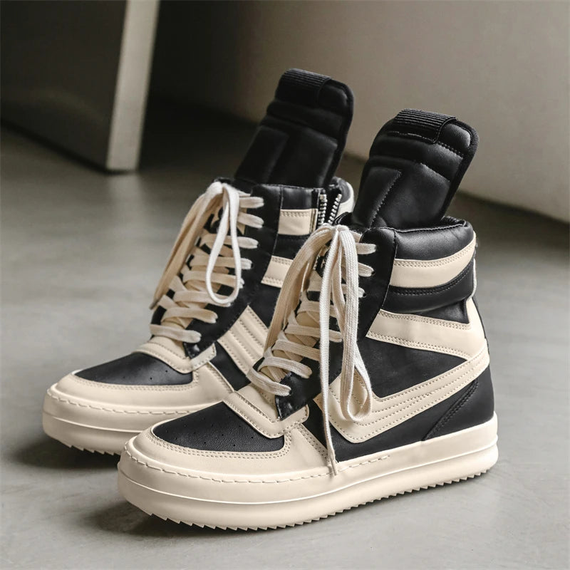 High Top Sneakers – Lace-Up – High Top | KIMLUD
