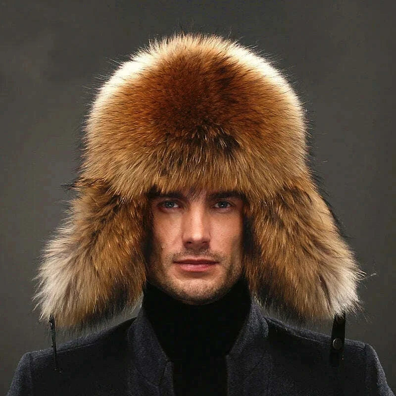 new-winter-mens-100-real-silver-fox-fur-bomber-hat-raccoon-fur-ushanka-cap-trapper-russian-man-ski-hats-caps-real-leather-topkimlud-womens-fashion-34618651