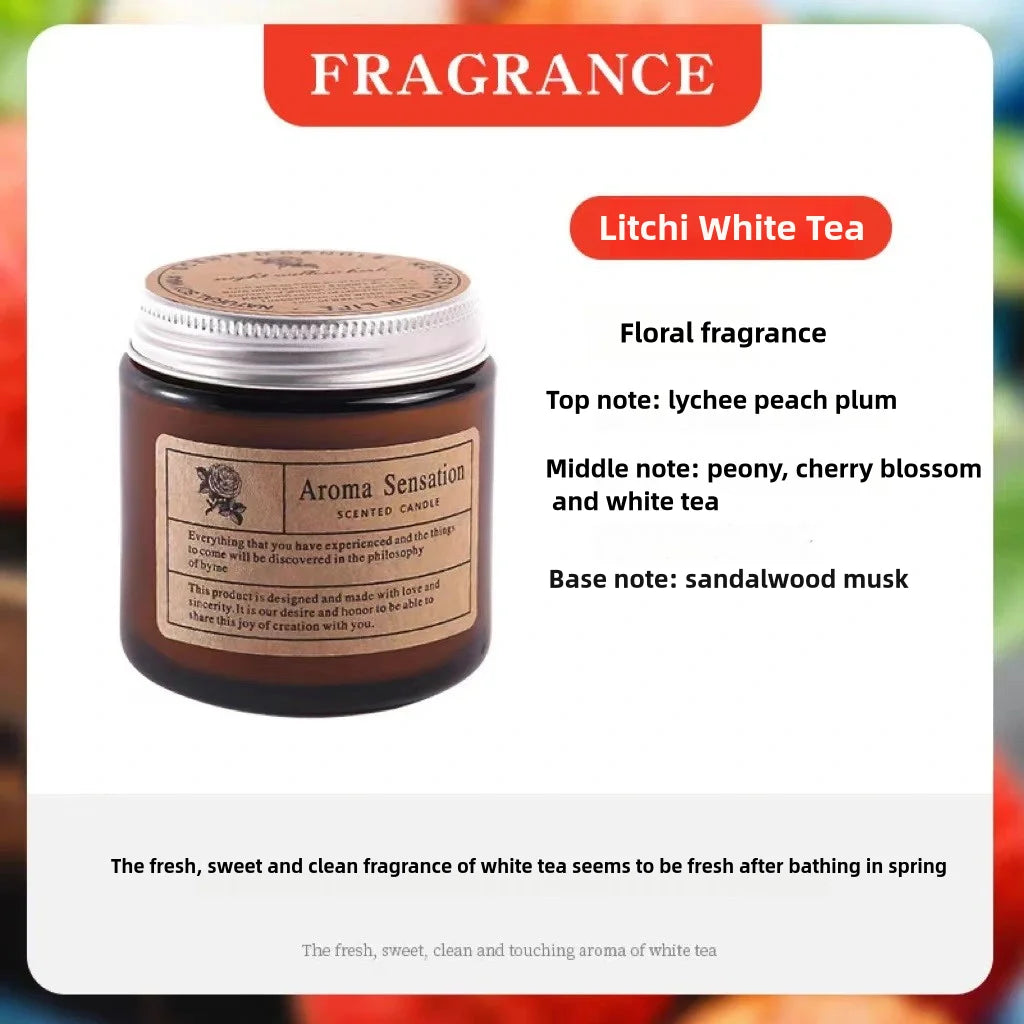 Smokeless Soy Candle Aromatherapy — Amber | KIMLUD