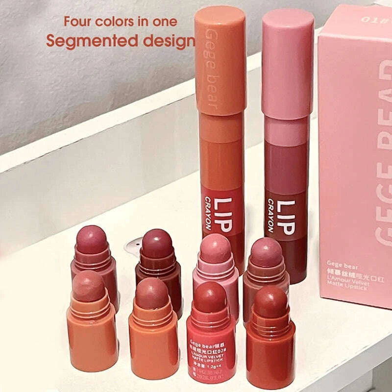 4-color-matte-velvet-mist-lipstick1pc-waterproof-non-stick-cup-long-lasting-wear-lipstick-for-women-kimlud-kimlud-33921636