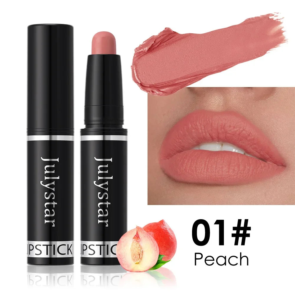 Matte Lipstick Pencil – Long-Lasting Waterproof – Nude Brown | KIMLUD