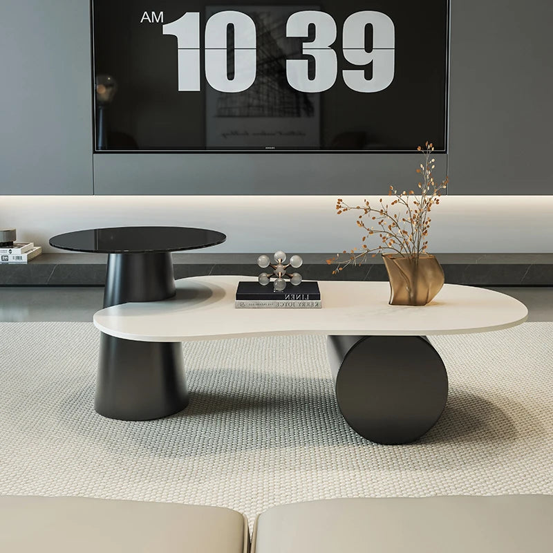 Wooden Side Table Modern Minimalist — Natural | KIMLUD