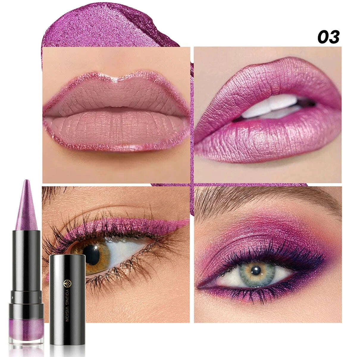 young-vision-6-colors-matte-pearl-fine-glitter-diamond-dual-purpose-lipstick-long-lasting-easy-to-color-non-stick-cup-lipstickkimlud-womens-fashion-34598800