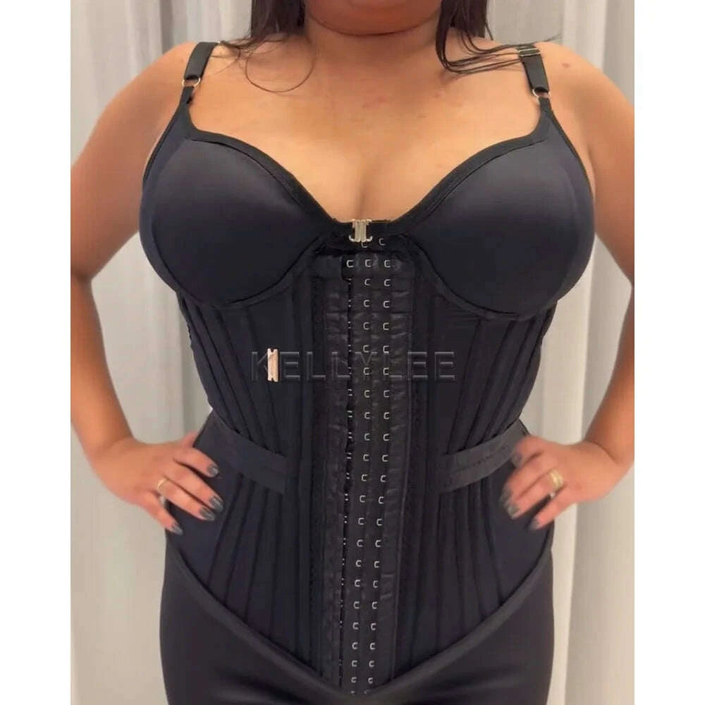 Women's Tummy Control Fajas Colombianas Post Surgery Shaping BBL Girdles Underwear Slimming High Compression Shaper with Bones