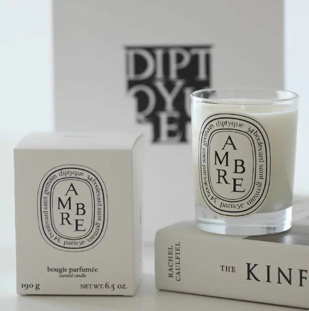 Transparent Glass Scented Candle Romantic Glow — Clear | KIMLUD