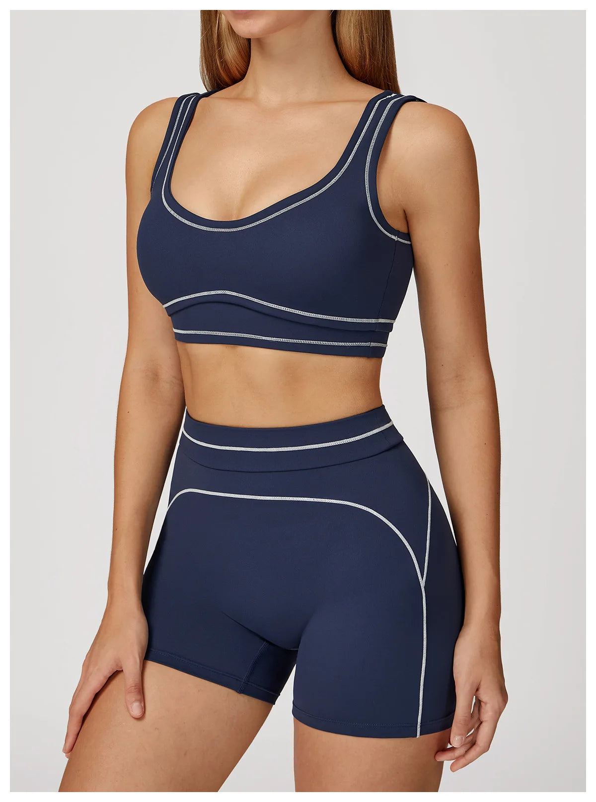 Knit Yoga Sports Bra Backless Breathable Elastic Support For Running And Workout — Mauve | KIMLUD