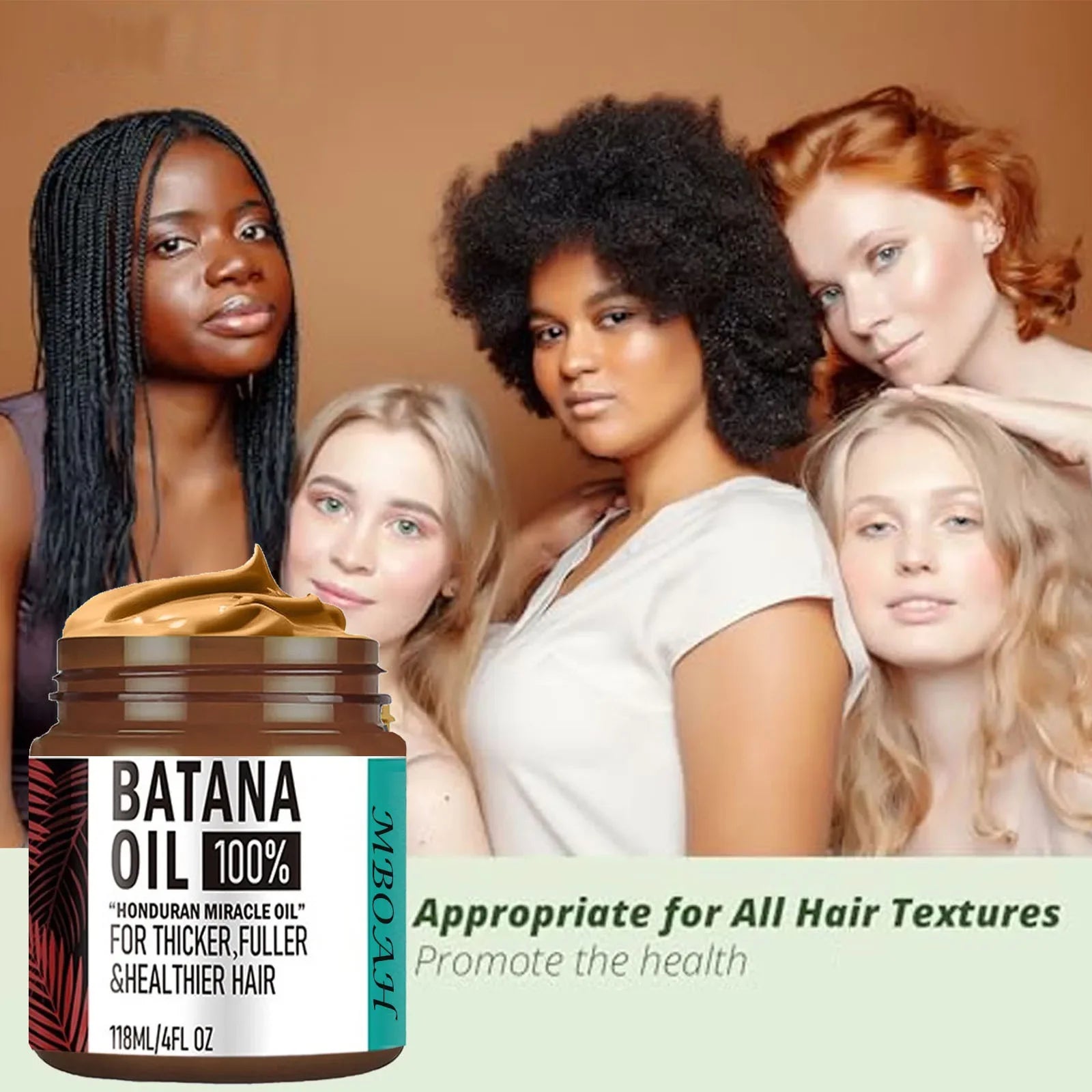 Batana Oil Conditioner Fuller, Thicker Hair Silky Nutrition — Deep Amber | KIMLUD