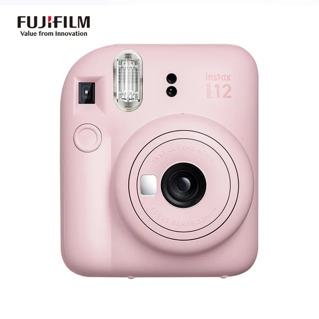 Genuine Fujifilm Instax Mini 12 Instant Camera With 20 Sheets Mini Film Paper Camera Shoulder Strap Bag Accessories Gift Suit