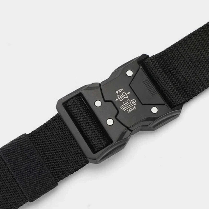 1pcs Versatile Men's Tactical Belts - Durable, Adjustable Design - for Outdoor Hunting & Sports Enthusiasts Men Belt