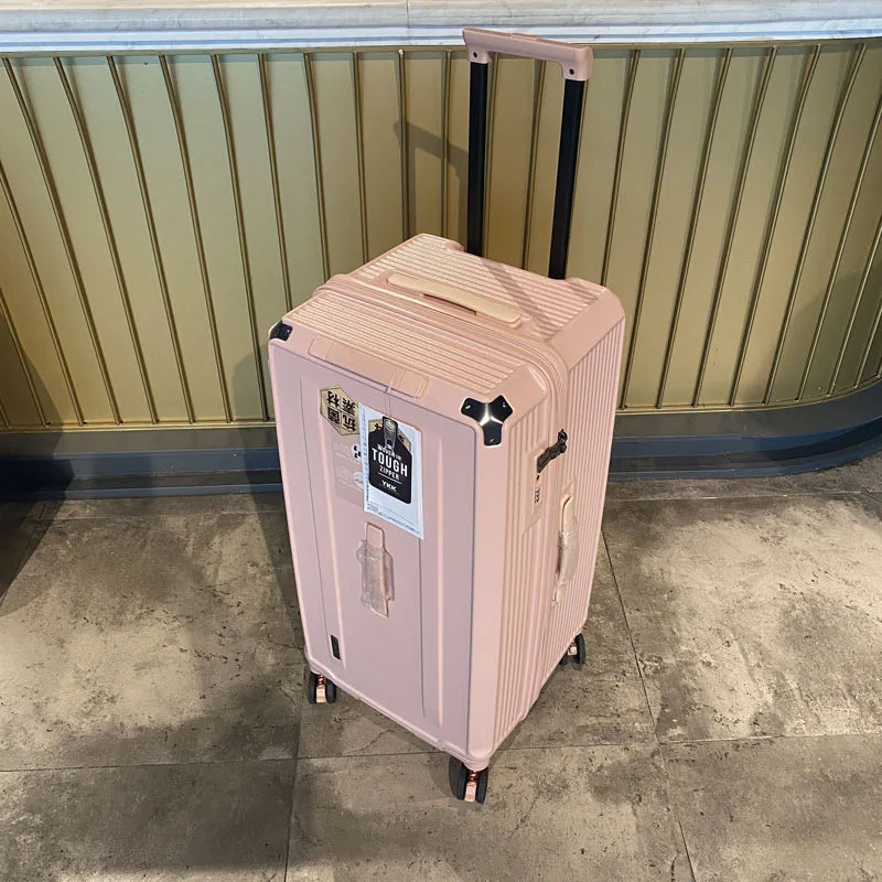 High-Quality Polycarbonate Travel Luggage — Black | KIMLUD