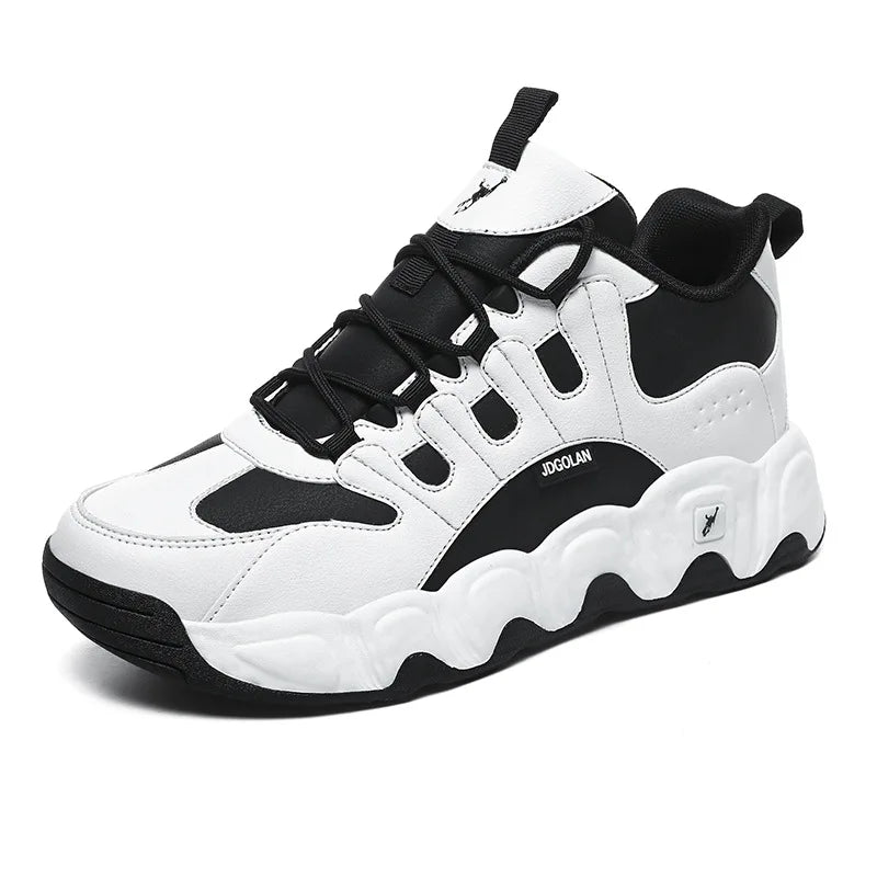 Jordan Grant Men's Shoes Versatile Thick Bottom Shock Absorption Heightening Student Wear-Resistant Dad Shoes Sporty Style