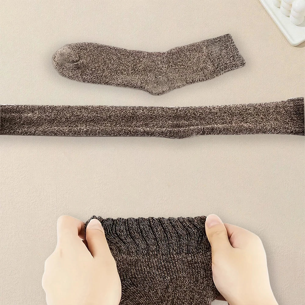 Polyester Spandex Socks Solid Color — Black | KIMLUD