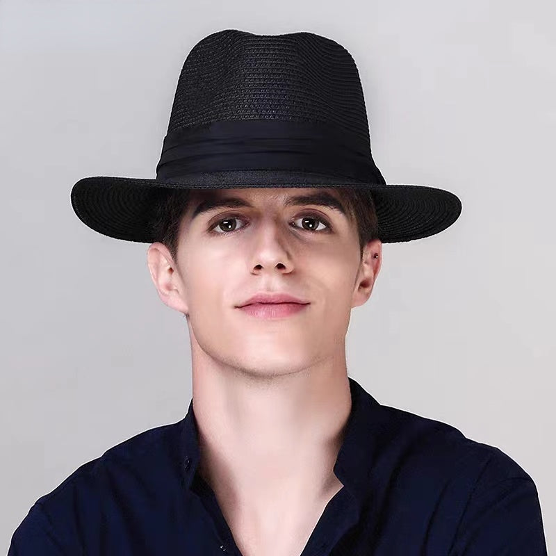 Sun Protection Hats & Caps Panama Straw Fedora — Natural | KIMLUD