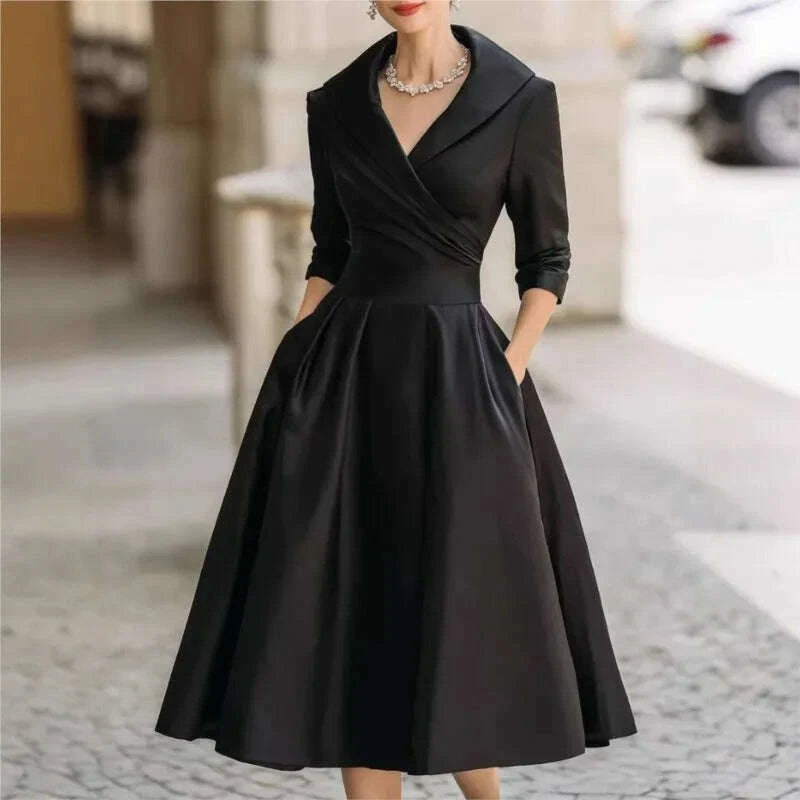 womens-fashion-dress-new-style-v-neck-waist-hugging-makes-you-look-slim-and-elegant-long-sleeves-maxi-prom-dresses-for-womenkimlud-womens-fashion-34618241
